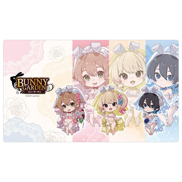 『バニーガーデン』ラバーマット (ミニキャラ/バニーウエディング水着)